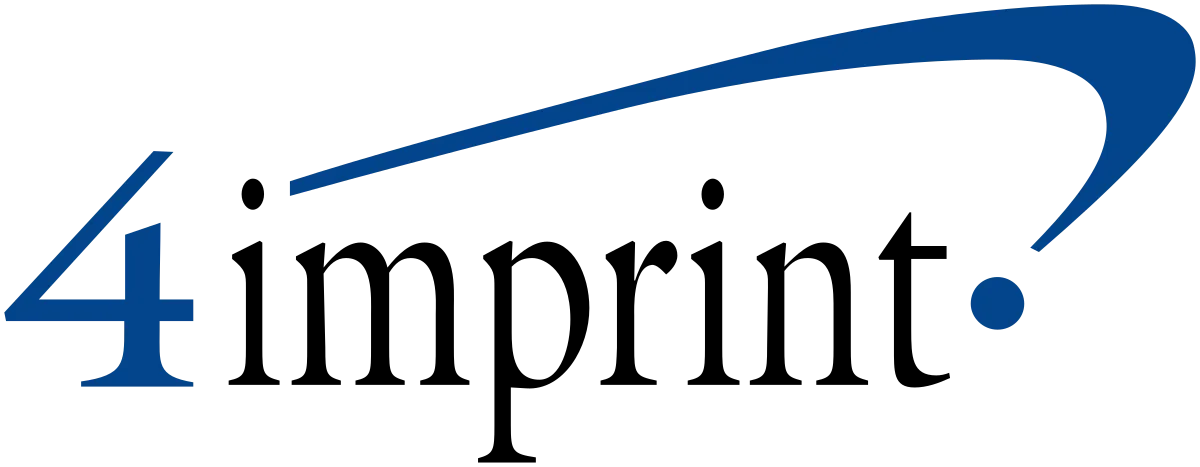 Logo featuring the number "4" with a blue swoosh and dot design on a transparent background.