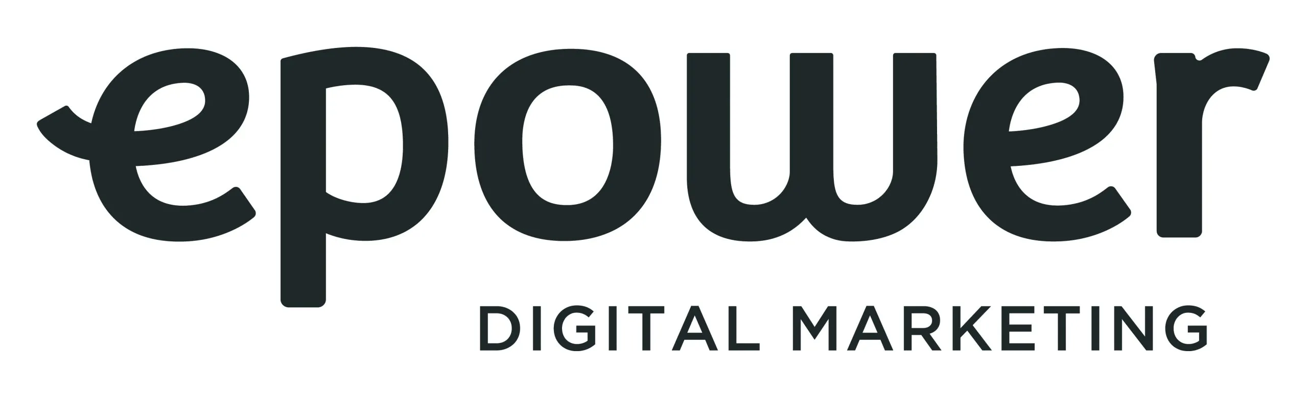 Logo with the word "epower" in bold black letters and "DIGITAL MARKETING" in uppercase below.