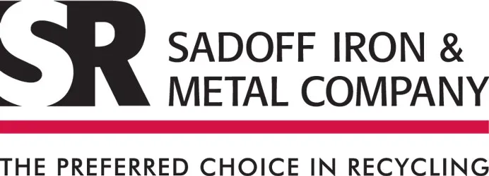 Logo of Sadoff Iron & Metal Company with tagline "The Preferred Choice in Recycling" in black and red.