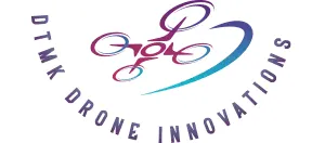 Logo featuring a stylized purple and blue drone with the text "DTNK DRONE INNOVATIONS" curved below.